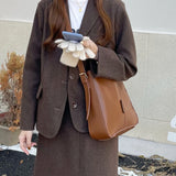 Large Capacity Bucket Bag Crossbody