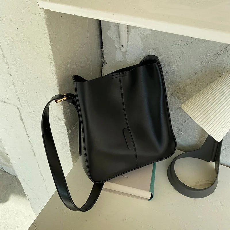 Large Capacity Bucket Bag Crossbody