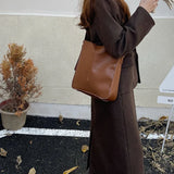 Large Capacity Bucket Bag Crossbody