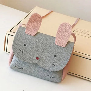 Kids Coin Purses Girls Children Rabbit Wallet Shoulder Messenger Bag