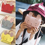 Kids Coin Purses Girls Children Rabbit Wallet Shoulder Messenger Bag