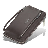 Men's Long Wallet Zipper Clutch Large Capacity Handbag