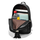 Newposs Mini Backpack PU Leather Graceful Bagpack Three-piece Set