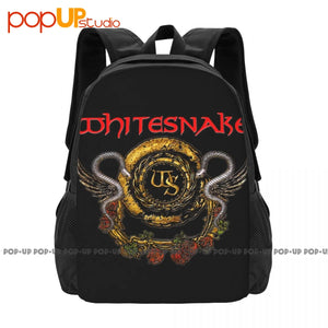 David Coverdale Punk Rock Backpack Large Capacity Travel Swimming Gym Bag