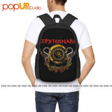 David Coverdale Punk Rock Backpack Large Capacity Travel Swimming Gym Bag