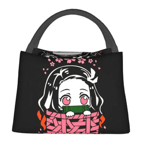 Nezuko Kamado Kimetsu No Yaiba Insulated Lunch Tote Bag