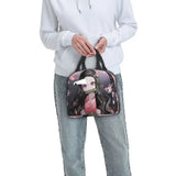 Nezuko Kimetsu No Yaiba Insulated Lunch Bag Reusable Anime Cooler Thermal Tote