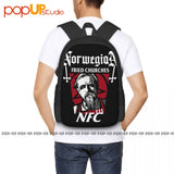 NFC Norwegian Fried Churches Backpack Large Capacity Gym Beach Bag