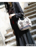 Hot Printed Small Women Backpack Embossing Lady Multi-use Bag