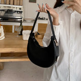 Dark Wind Crescent Shoulder Bag Women All-match Portable Armpit Bag