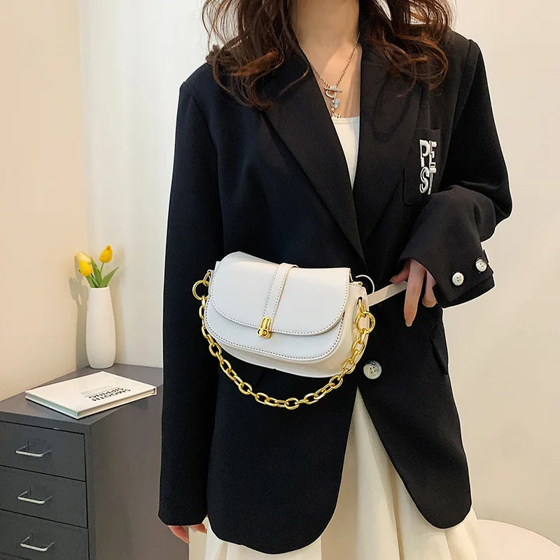 Women's Fashion Chain Messenger Bag