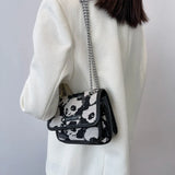 Niche Chain Armpit Bag Female Girls' Shoulder Bag Texture Small Square Bag