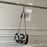 Niche Chain Armpit Bag Female Girls' Shoulder Bag Texture Small Square Bag