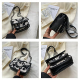 Niche Chain Armpit Bag Female Girls' Shoulder Bag Texture Small Square Bag
