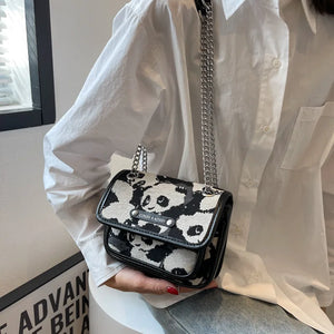 Niche Chain Armpit Bag Female Girls' Shoulder Bag Texture Small Square Bag