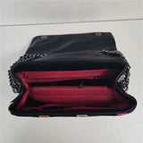 Rainbow Line Stitching Chain Bag Women's Messenger Bag