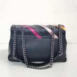 Rainbow Line Stitching Chain Bag Women's Messenger Bag