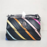 Rainbow Line Stitching Chain Bag Women's Messenger Bag