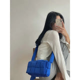 Niche Pillow Bag Female Senior Sense Woven Bag