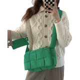 Niche Pillow Bag Female Senior Sense Woven Bag