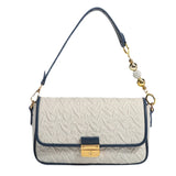 Niche Temperament Lock Square Fold Summer Handbags Women Bags Tote Bag