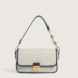 Niche Temperament Lock Square Fold Summer Handbags Women Bags Tote Bag