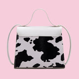 Niche Texture Women's Handbag Summer Ins One-shoulder Messenger Cow Pattern