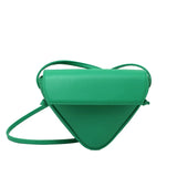 Pink Green Triangle Bag Small One-shoulder Messenger Bag Female Ins Purse