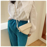 Pink Green Triangle Bag Small One-shoulder Messenger Bag Female Ins Purse