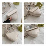 Pink Green Triangle Bag Small One-shoulder Messenger Bag Female Ins Purse