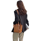 Women's Vegetable Basket PU Leather Shoulder Bag