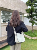 Women's Vegetable Basket PU Leather Shoulder Bag