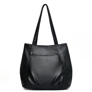 Texture Print Single Shoulder Bag Large Capacity Tote Women's Bags