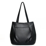 Texture Print Single Shoulder Bag Large Capacity Tote Women's Bags