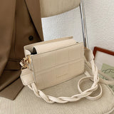 Stone Pattern Shoulder Messenger Bag for Autumn and Winter