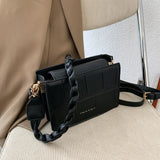 Stone Pattern Shoulder Messenger Bag for Autumn and Winter