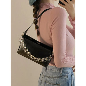 Chic Square Chain Messenger Bag for Women