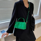 High-end Women's Green Shell Bag Messenger Bag