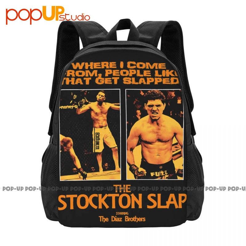 Nick & Nate Diaz Stockton Slap Backpack - Large Capacity Multi-function Bag