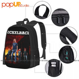 Nickelback Long Road Tour 2004 Backpack Art Print Travel Bag