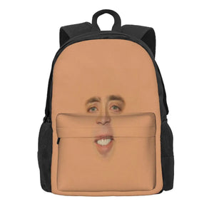 Nicolas Cage Full Face Backpacks Men's Backpacks Bags For Women