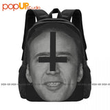 Nicolas Cage Meme Satanic Backpack Multi-function Gym/Shopping Bag