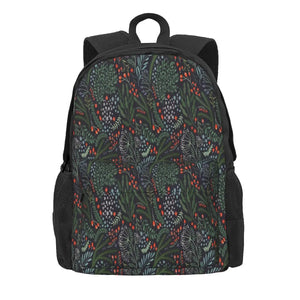 Night Florals Backpacks Men's & Women's Anime Backpack