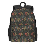 Night Garden 2 Backpacks Men Women Schoolbag Travel Backpack