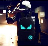 Nightlight Chopper Casual Men's Backpack Anime Luminous Student School Bags
