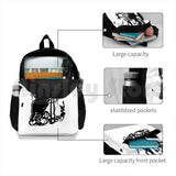 Nightmare Before Christmas-Black On Outdoor Hiking Backpack