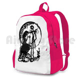 Nightmare Before Christmas-Black On Outdoor Hiking Backpack
