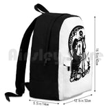 Nightmare Before Christmas-Black On Outdoor Hiking Backpack