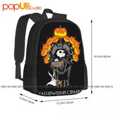 Nightmare Before Christmas Jack Halloween Backpack Large Capacity