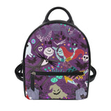 Nightmare Before Christmas Print Women's Waterproof Backpack
